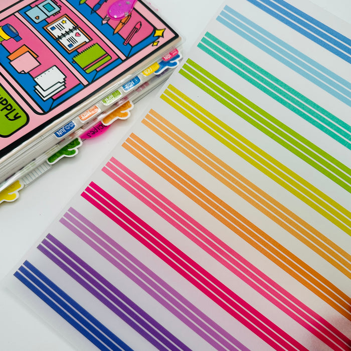 Bright Stripes Vellum