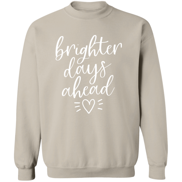 Brighter Days Ahead crewneck sweatshirt in Sand