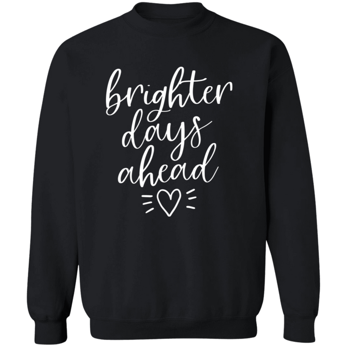 Brighter Days Ahead crewneck sweatshirt in Black