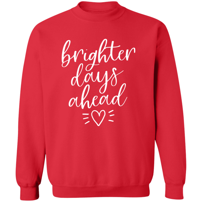 Brighter Days Ahead crewneck sweatshirt in Red
