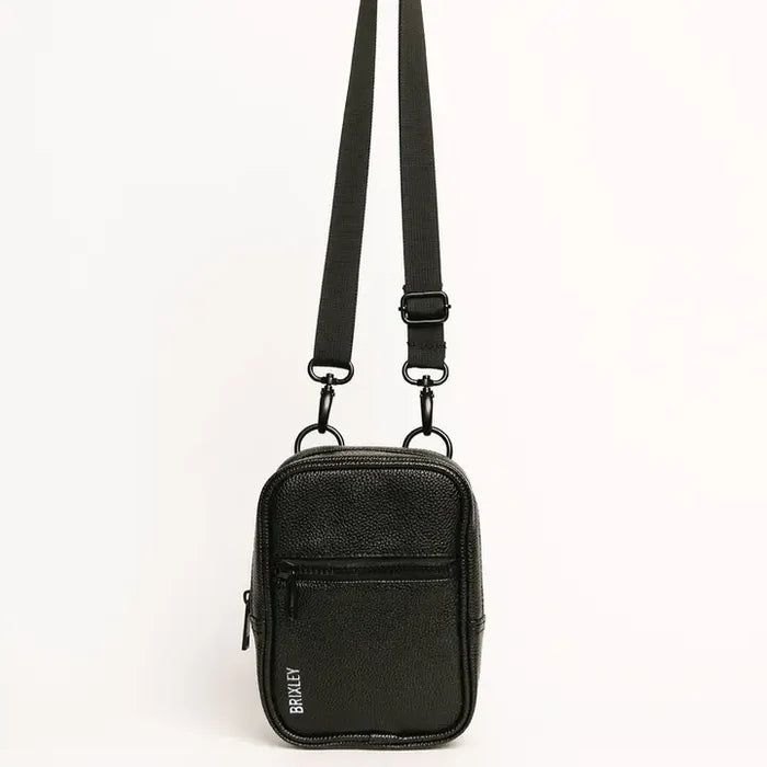 Brixley Leather Crossbody Sling - Leather Midnight