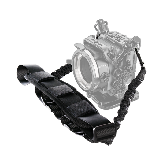 shoulder strap kit on camera