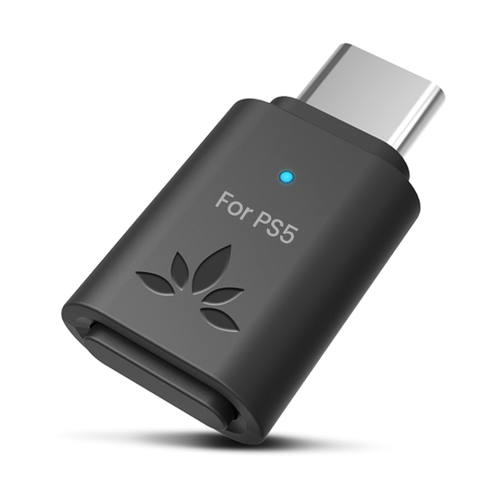C81-Gaming PS5 Bluetooth Audio Adapter, USB-C, low latency and aptX Adaptive to connect Bluetooth headphones for wireless gaming audio.