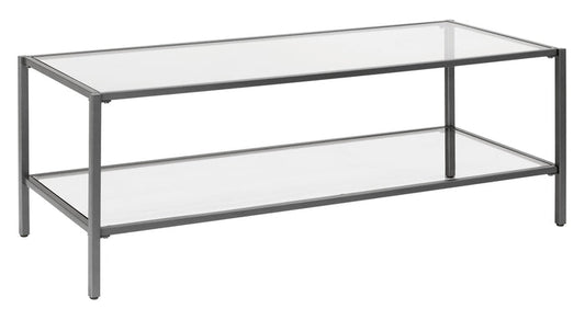 Camber Elite 45" Rectangle Coffee Table, Pewter 72060