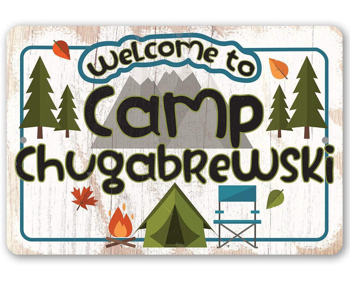 Camp Chugabrewski - Metal Sign | Lone Star Art.