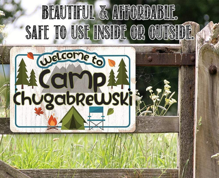 Camp Chugabrewski - Metal Sign | Lone Star Art.