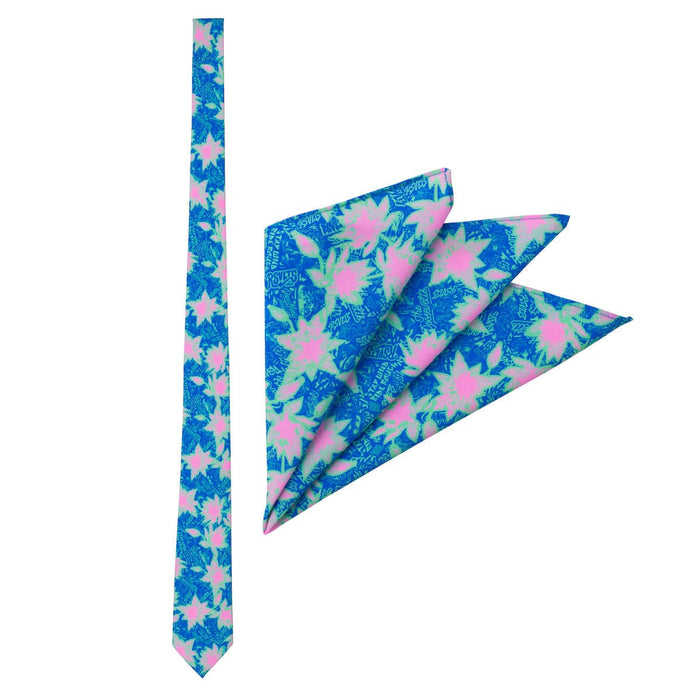 RSVLTS RSVLTS® RSVLTS Loyalty Program "Green Flowers" Tie & Pocket Square Set RSVLTS Loyalty Program "Green Flowers" Tie & Pocket Square Set