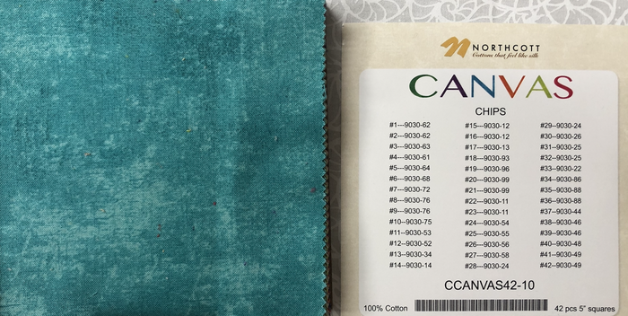 Canvas Chips Rainbow Charm Pack, Northcott
