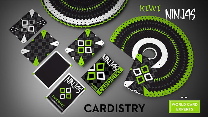 Cardistry Kiwi Ninjas Playing Cards by US Playing Card Co.