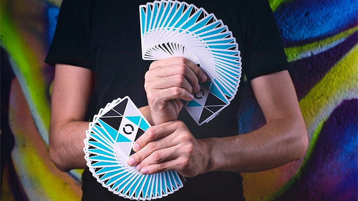 Cardistry Turquoise Playing Cards by US Playing Card Co.