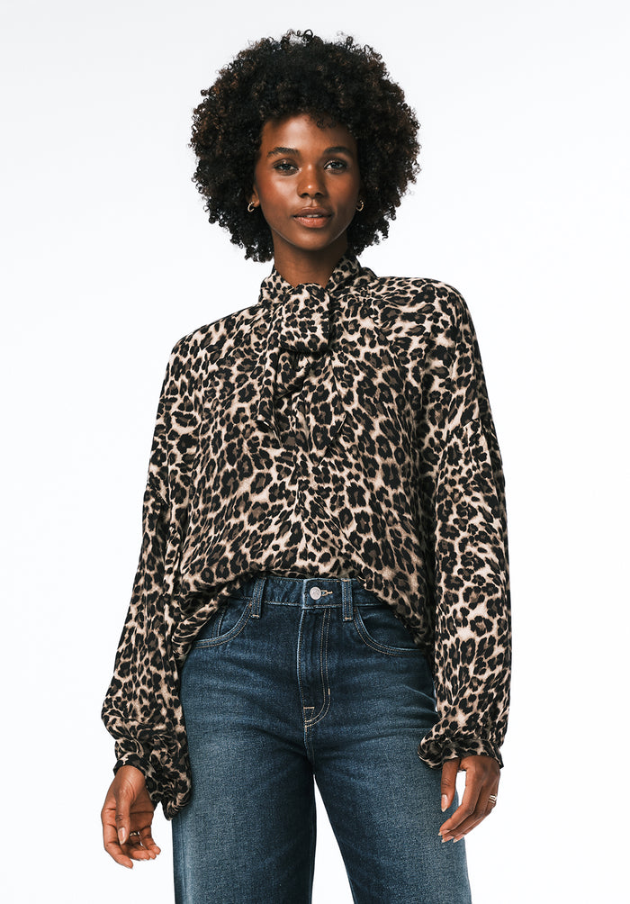 Buffalo Women Shirts Brown Woven Woven Long Sleeve Woven Fabric Puff Sleeve