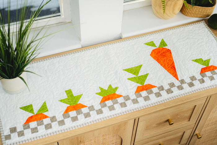 Carrot Tops Table Runner (Downloadable Pattern)
