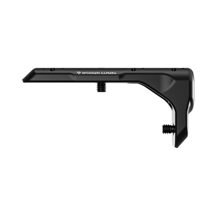 wooden camera carry handle bracket for canon eos c50 - side