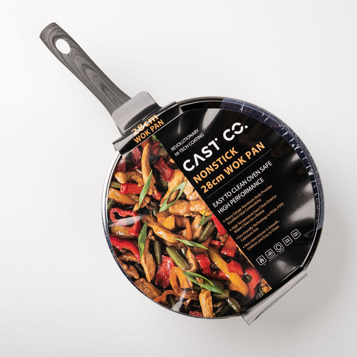 Cast Co Non-Stick Covered Wok
