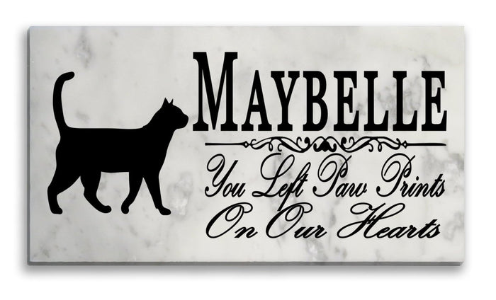 cat memorial plaque