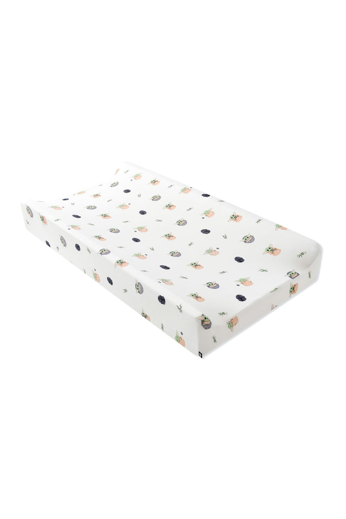 Change Pad Cover in Grogu™ shown on a change pad