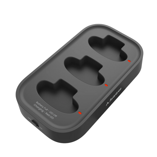 Add-on Charging Dock for AuraPlex M3 Receivers, 3-Slot, 5x3''