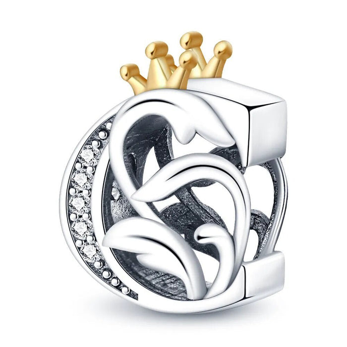 Charm Letras A - Z Corona - palacecharacters