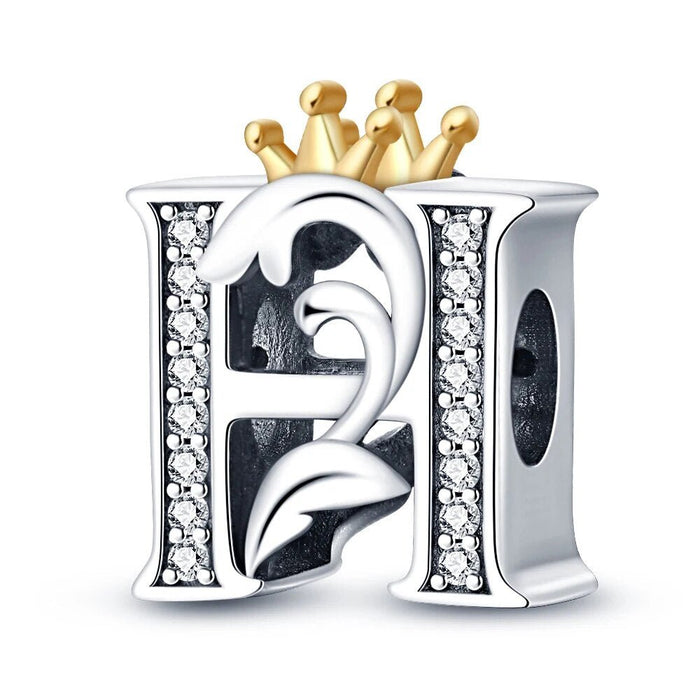 Charm Letras A - Z Corona - palacecharacters