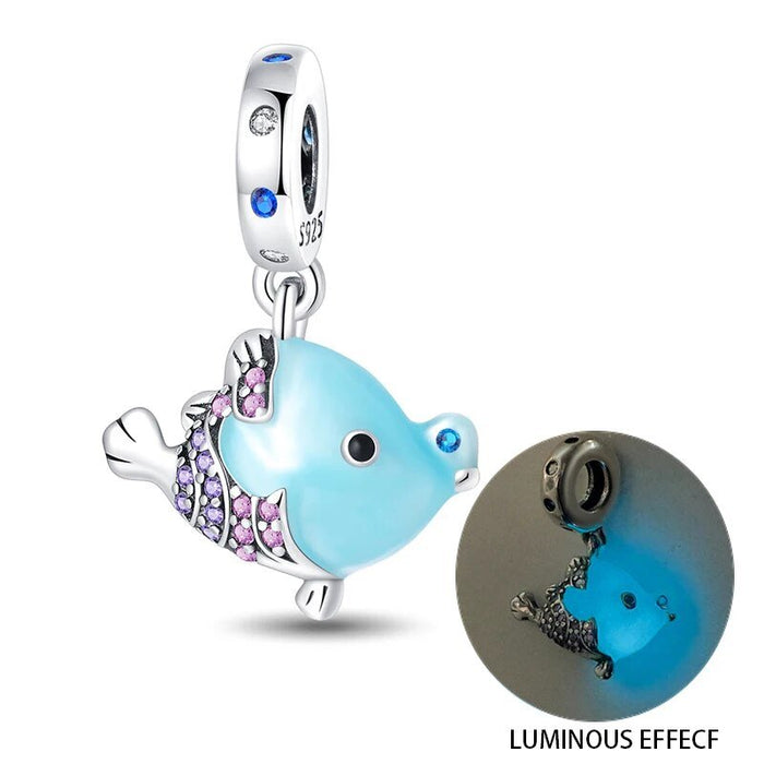 Charm Pez Brilla en la Oscuridad - palacecharacters