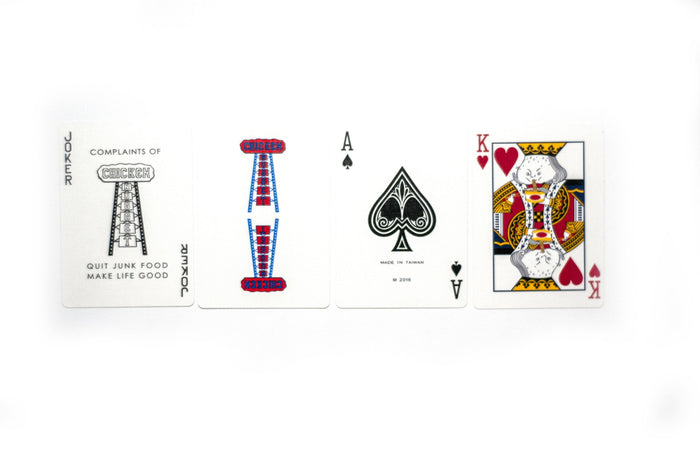 Chicken Nugget: White Playing Cards by HCPC