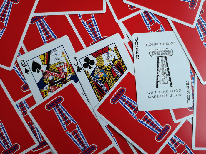 Chicken Nugget Playing Cards by HCPC