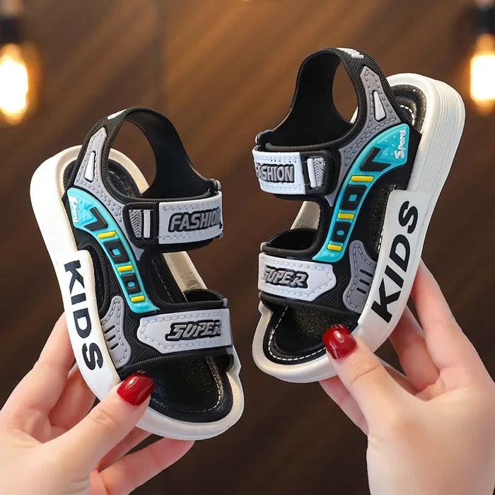 Children’s Casual Sport Sandals – Non-Slip Breathable Beach Shoes for Boys