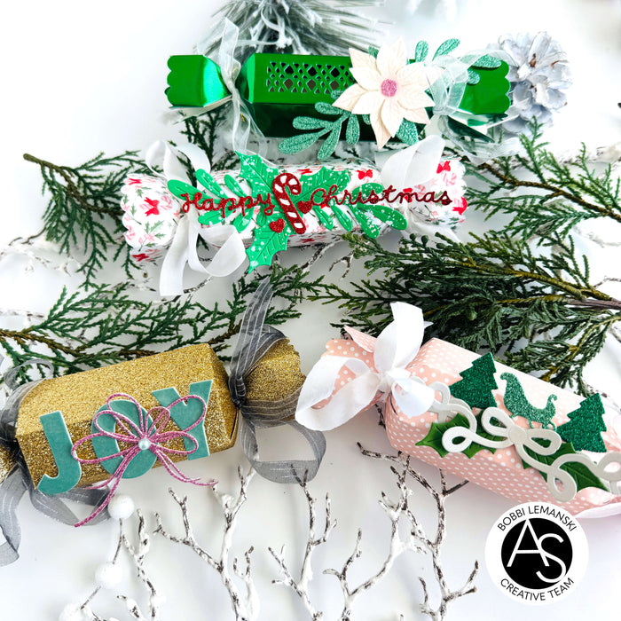 Christmas Cracker Die & Christmas Jokes Stamp Bundle