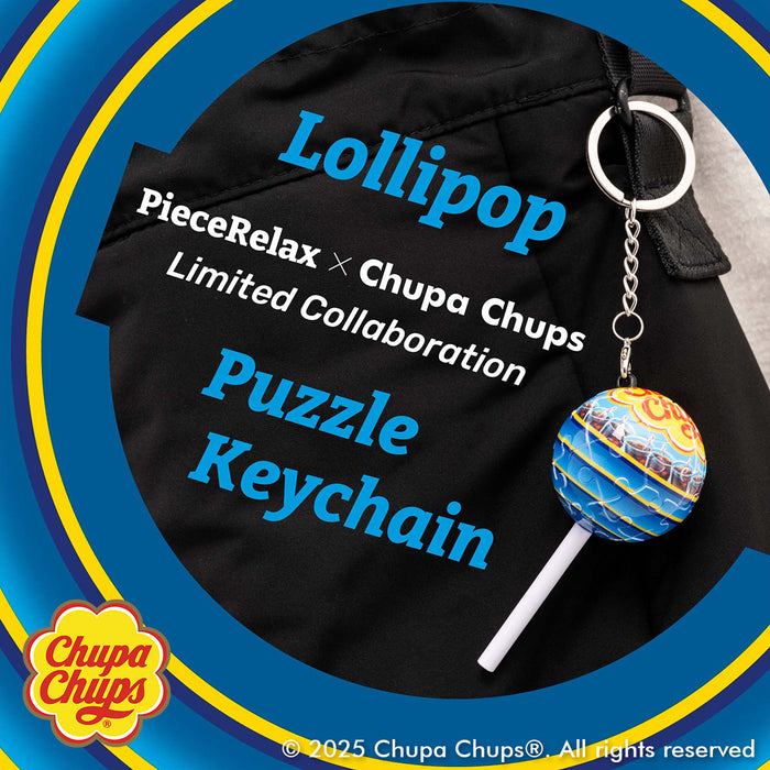 Craving the taste of cola? Chupa Chups create special lollipops for you to take wherever you go! Whenever you need a sweet boost of energy, just take a look at your keychain, and you'll feel recharged! You’ll Always Get There with PieceRelax and Chupa Chups.