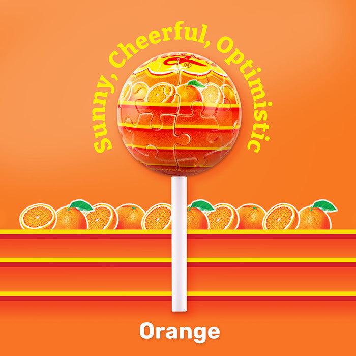 Craving the taste of orange? Chupa Chups create special lollipops for you to take wherever you go! Whenever you need a sweet boost of energy, just take a look at your keychain, and you'll feel recharged! You’ll Always Get There with PieceRelax and Chupa Chups.