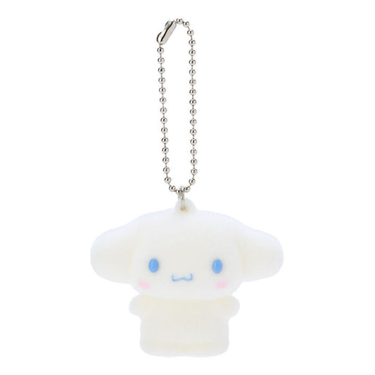 Cinnamoroll Flocked Keychain Mascot Accessory Japan Original