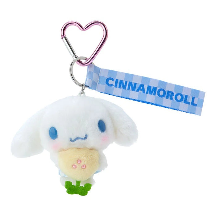 Cinnamoroll Plush Mascot Keychain (Pastel Check Series) Accessory Japan Original