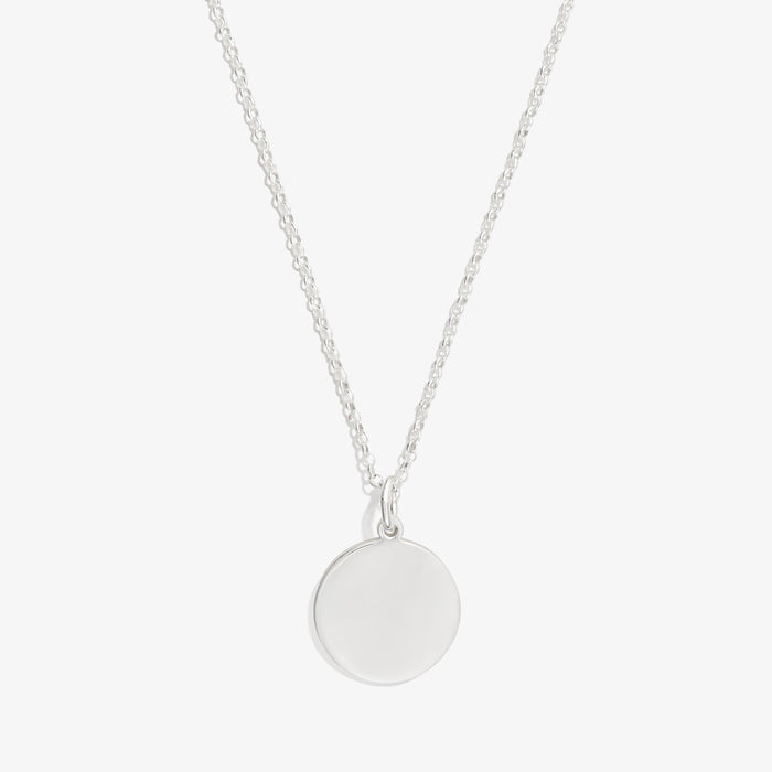 Circle Charm Necklace, 21''