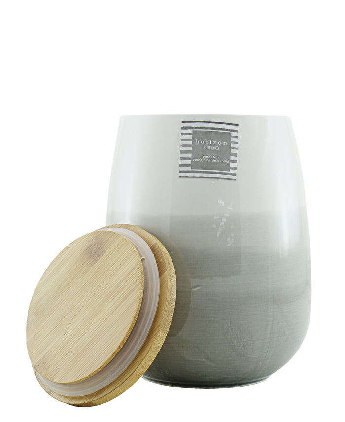 Ciroa Horizon Porcelain Canister with Lid Large