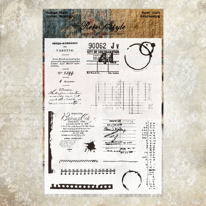Clear Silicone Stamp Set STM542
