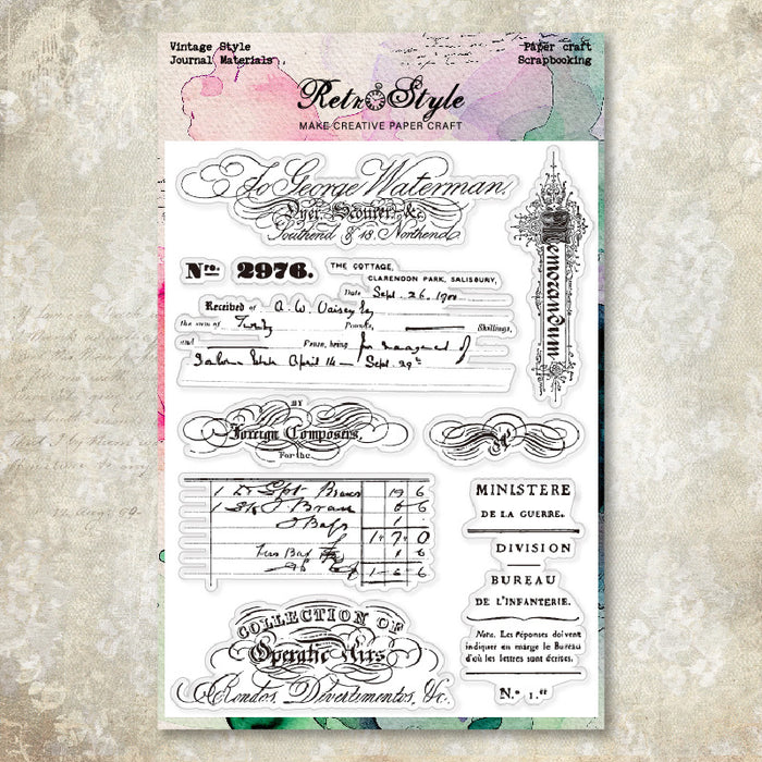 Clear Silicone Stamp Set STM566