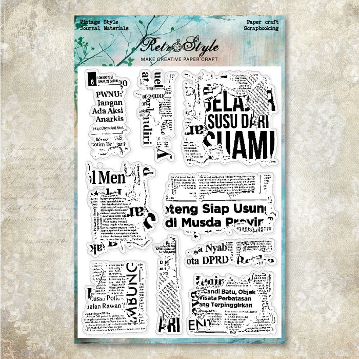 Clear Silicone Stamp Set STM579