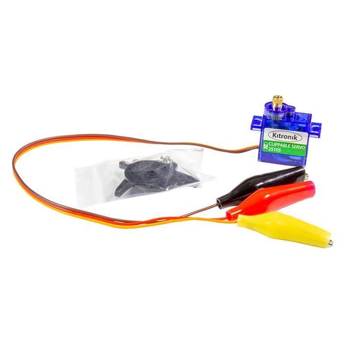 Clippable Servo for micro:bit by Kitronik - The Pi Hut