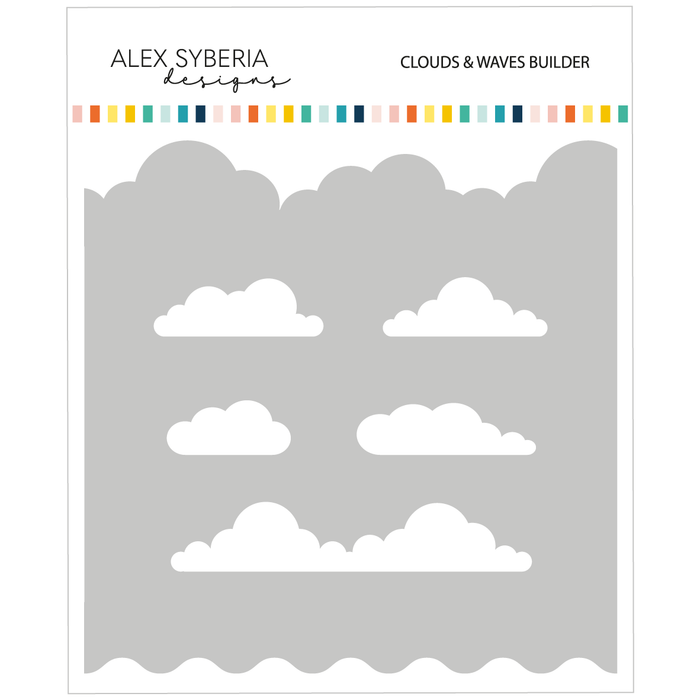 Clouds & Waves Builder Stencil