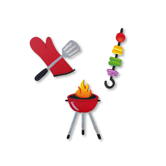 Cookout Magnets S/3