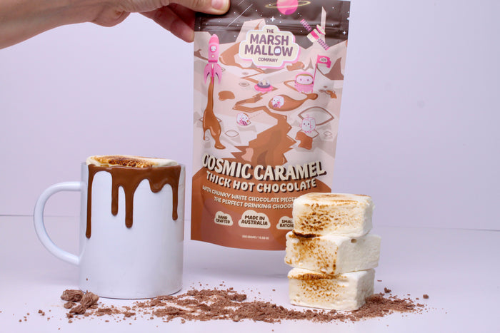 Cosmic Caramel Hot Chocolate