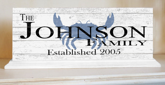 Nautical Home Name Sign Established Date