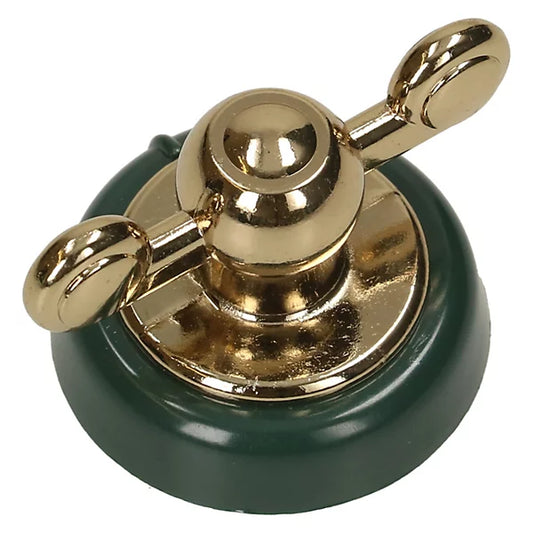 Creda Knob Genuine Hotpoint Hob Hotplate Control Knob - Gold | Green C00235808
