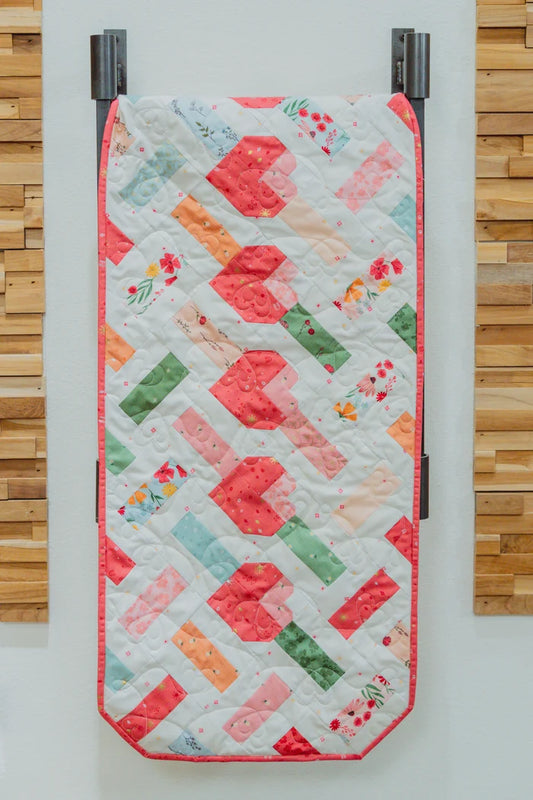 Cross My Heart Table Runner (Downloadable Pattern)