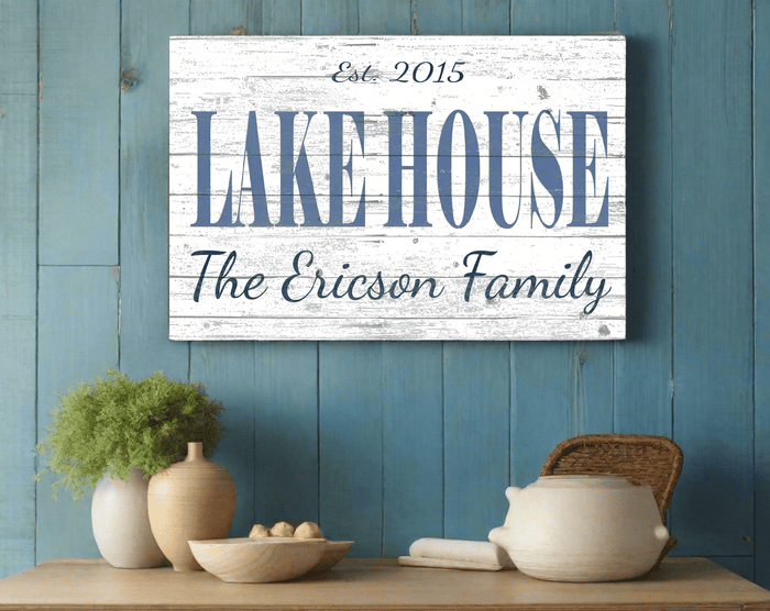 Custom Lake House Sign