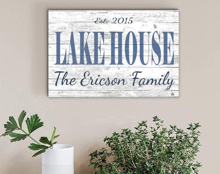 personalized lake home signs