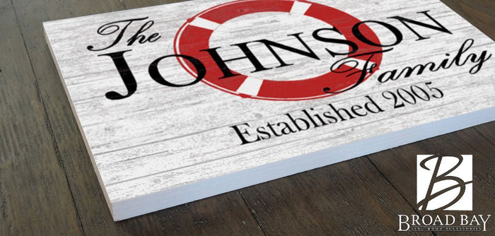 Custom Lake House Sign