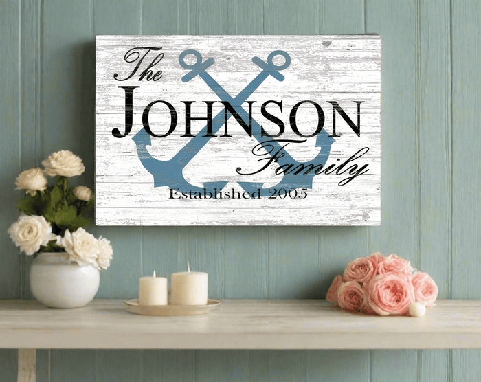 Beach House Sign Name and Established Date