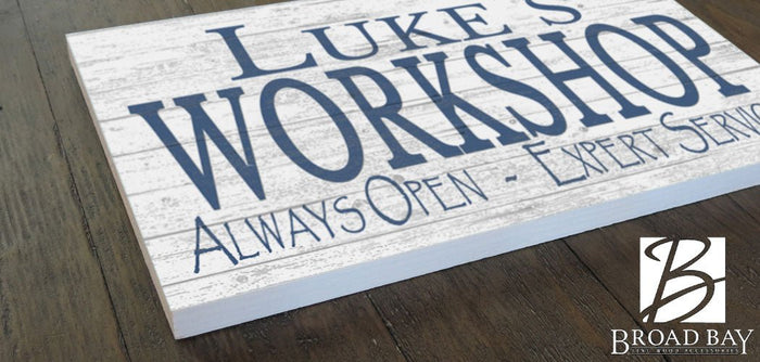 Custom Workshop Sign