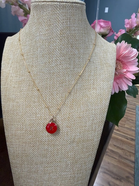 Dainty LV Necklace